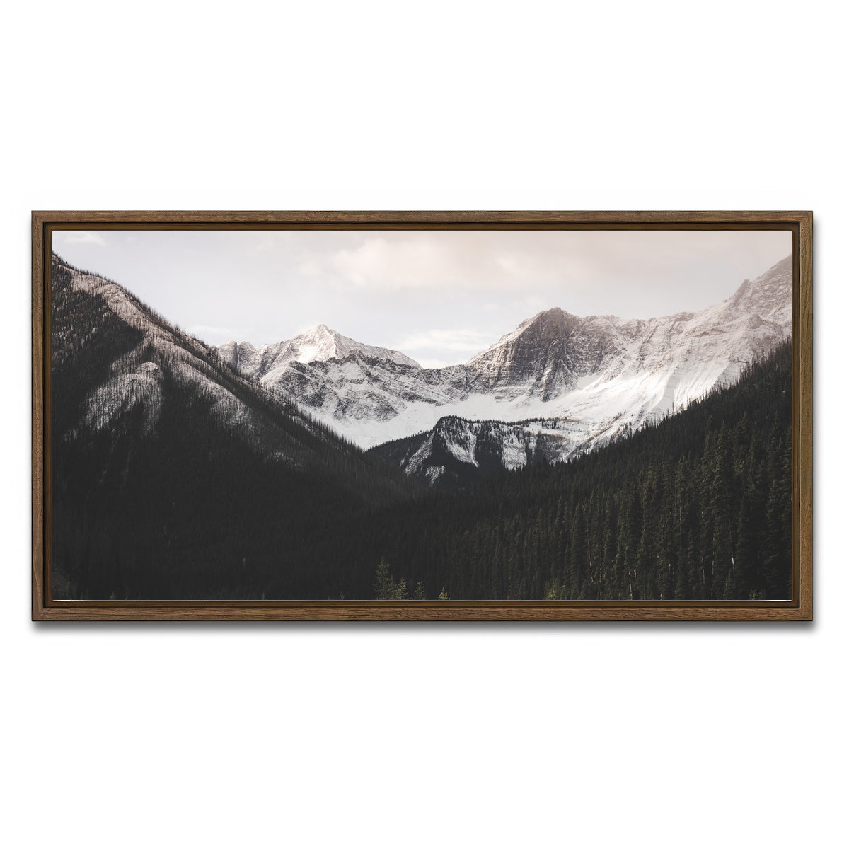 AUTO-MOCKUP WHITE | Yoho National Park | 1 Piece | Walnut Framed Canvas | group=2x1