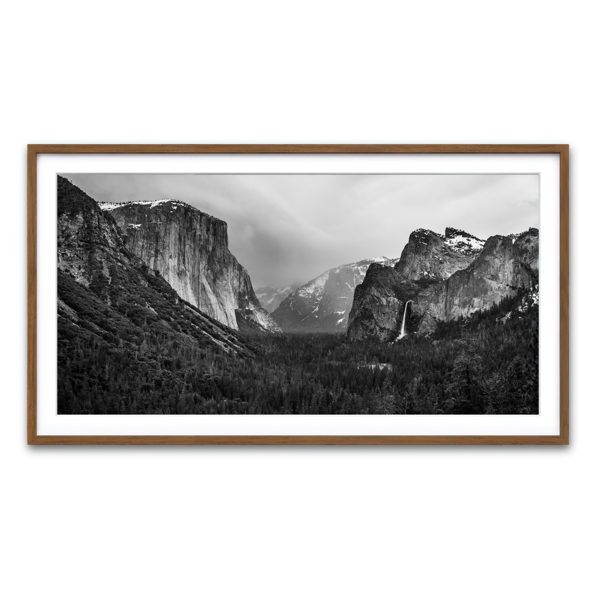 Framed Print 2x1 Walnut
