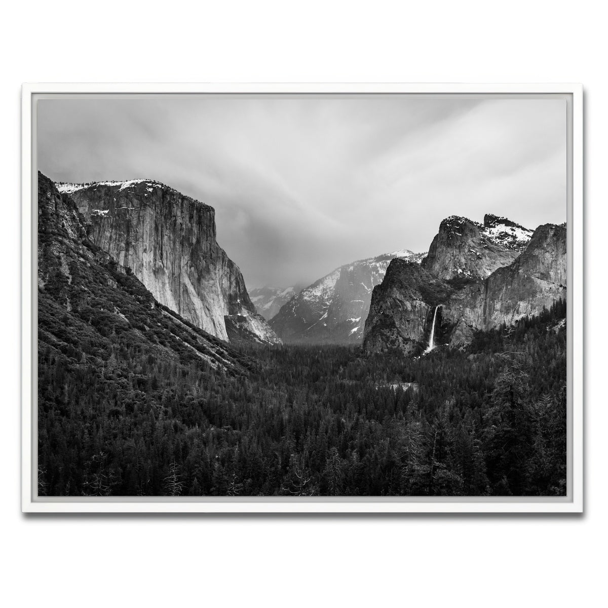 AUTO-MOCKUP WHITE | Yosemite Valley | 1 Piece | White Framed Canvas | group=4x3