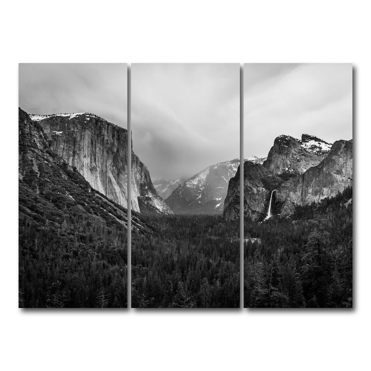 AUTO-MOCKUP WHITE | Yosemite Valley | 3 Piece | Gallery Wrap Canvas | group=8x18