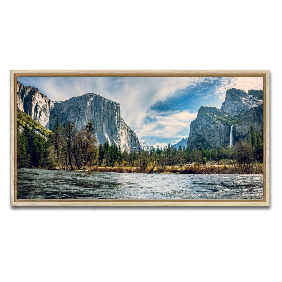 AUTO-MOCKUP WHITE | Yosemite | 1 Piece | Natural Framed Canvas | group=2x1