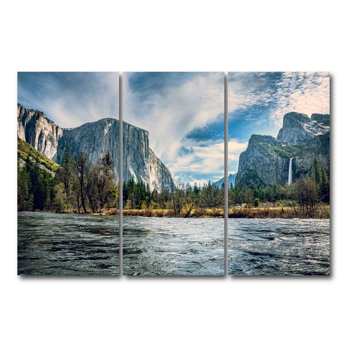 AUTO-MOCKUP WHITE | Yosemite | 3 Piece | Gallery Wrap Canvas | group=12x24