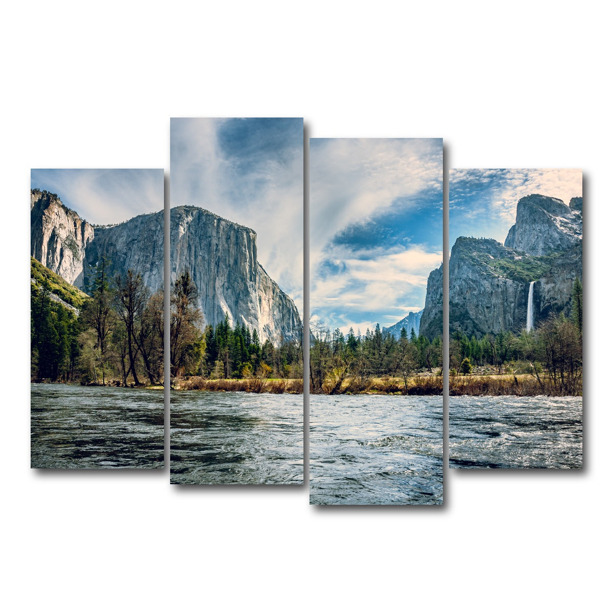 AUTO-MOCKUP WHITE | Yosemite | 4 Piece | Gallery Wrap Canvas | group=4_normal