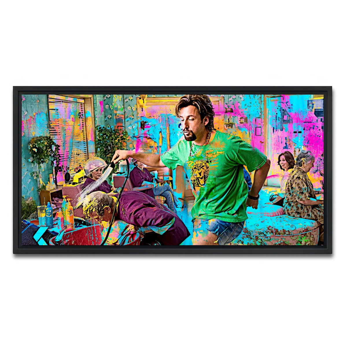 AUTO-MOCKUP WHITE | You Don't Mess with the Zohan | 1 Piece | Black Framed Canvas | group=2x1