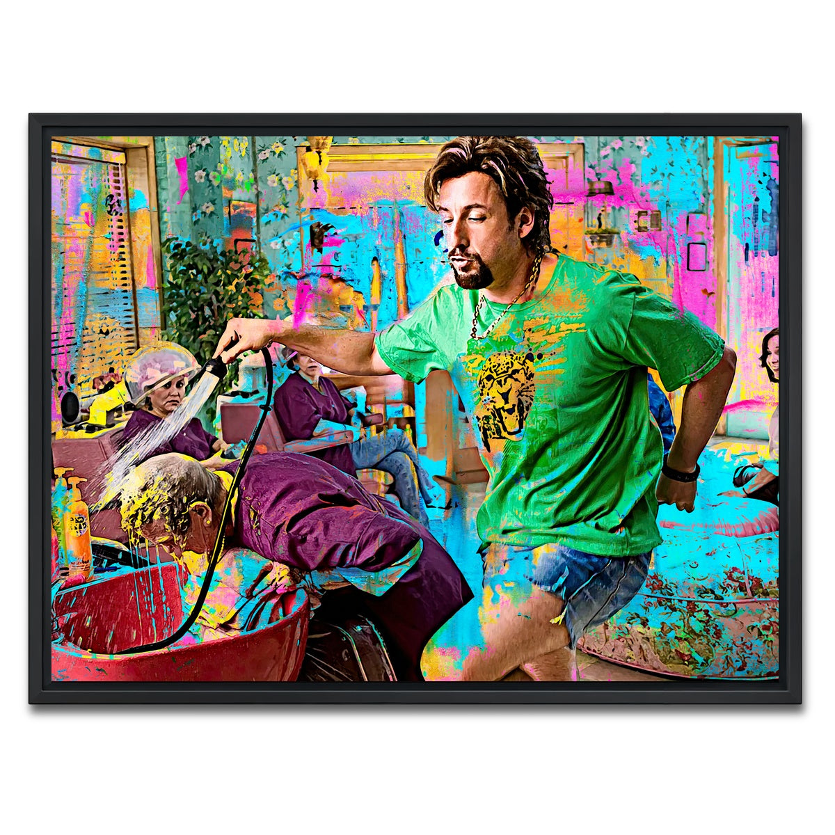 AUTO-MOCKUP WHITE | You Don't Mess with the Zohan | 1 Piece | Black Framed Canvas | group=4x3