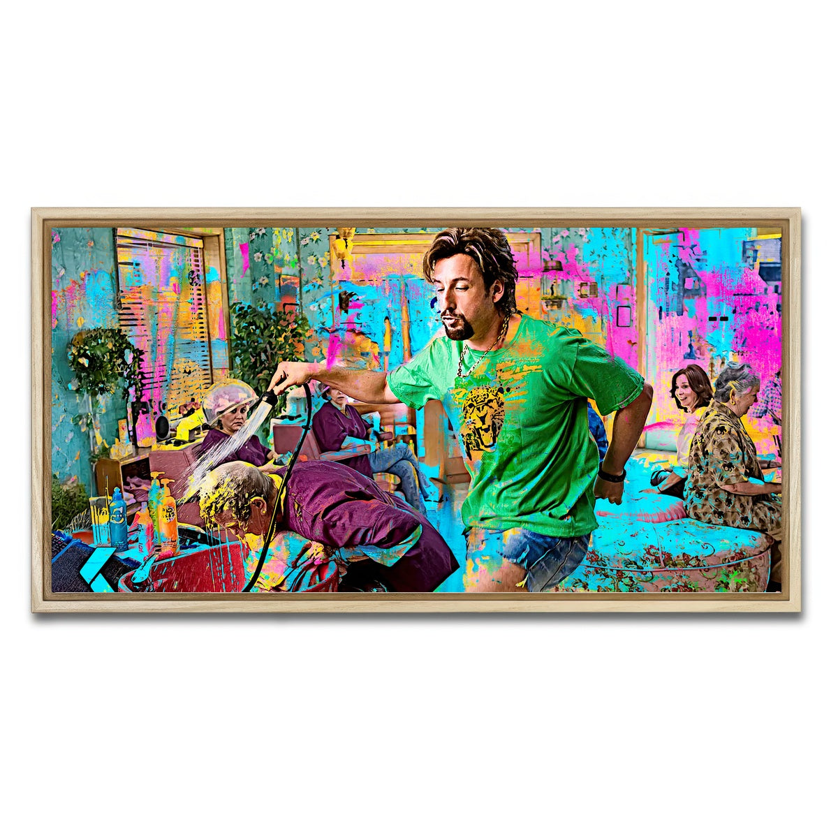 AUTO-MOCKUP WHITE | You Don't Mess with the Zohan | 1 Piece | Natural Framed Canvas | group=2x1