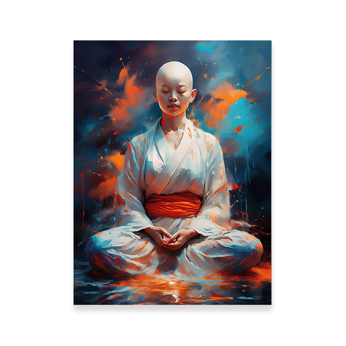 Young Buddhist Monk Wall Art