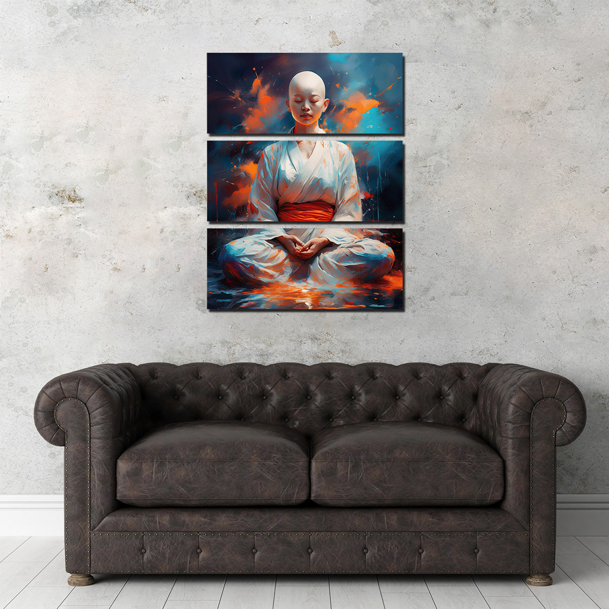 Young Buddhist Monk Wall Art