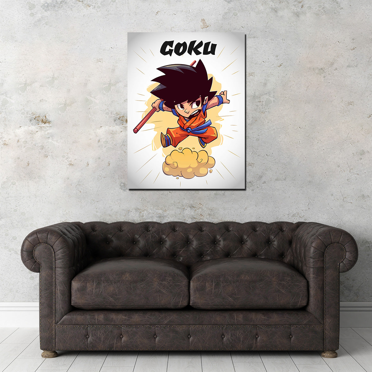 Young Goku Wall Art