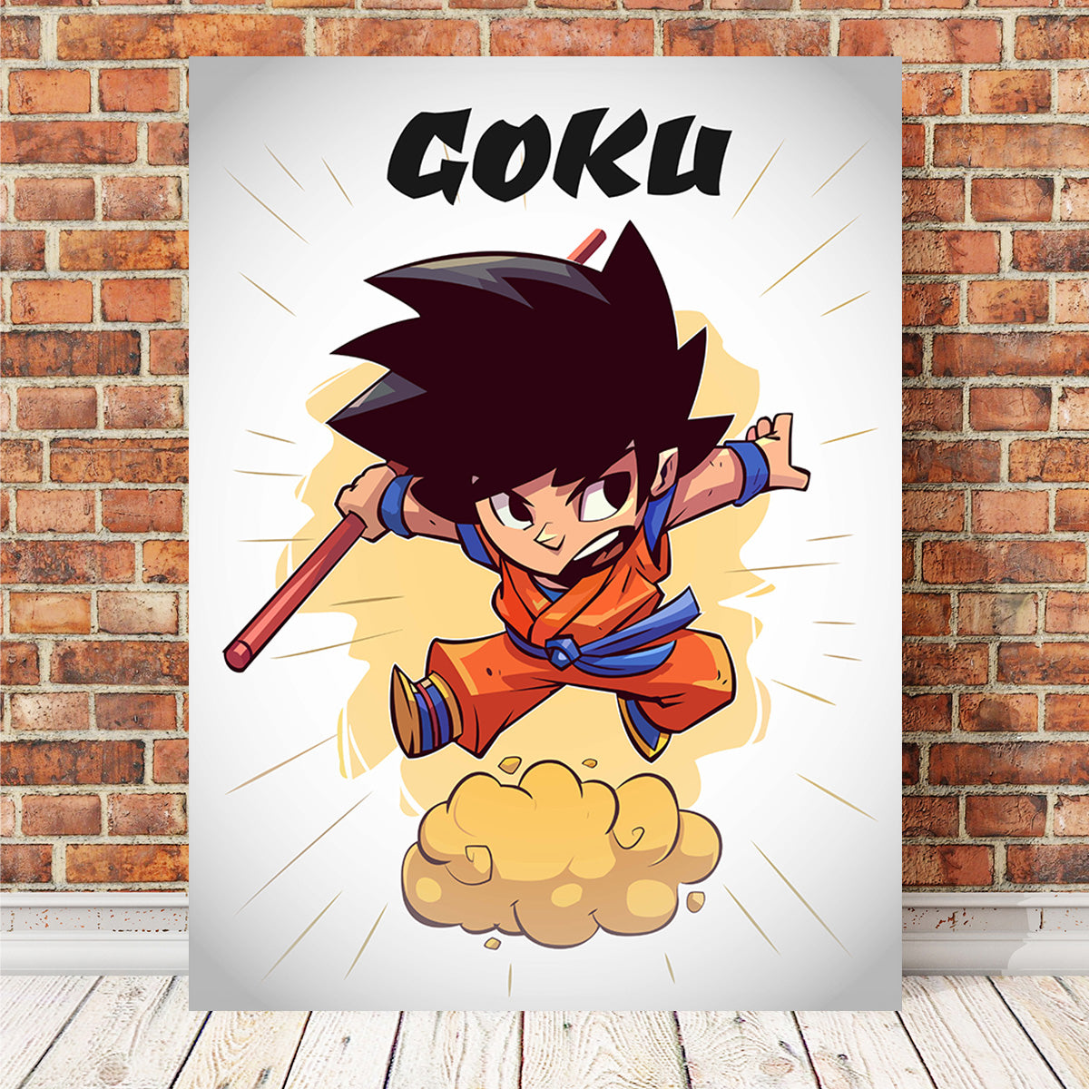 Young Goku Wall Art