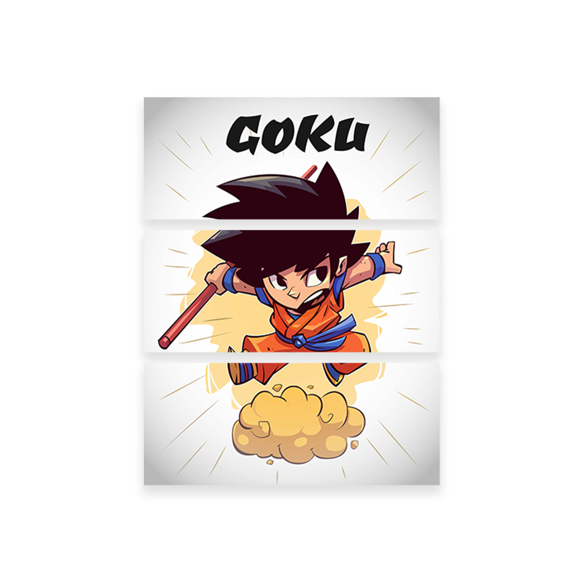 Young Goku Wall Art