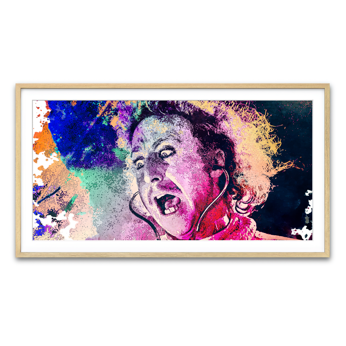 Framed Print 2x1 Natural