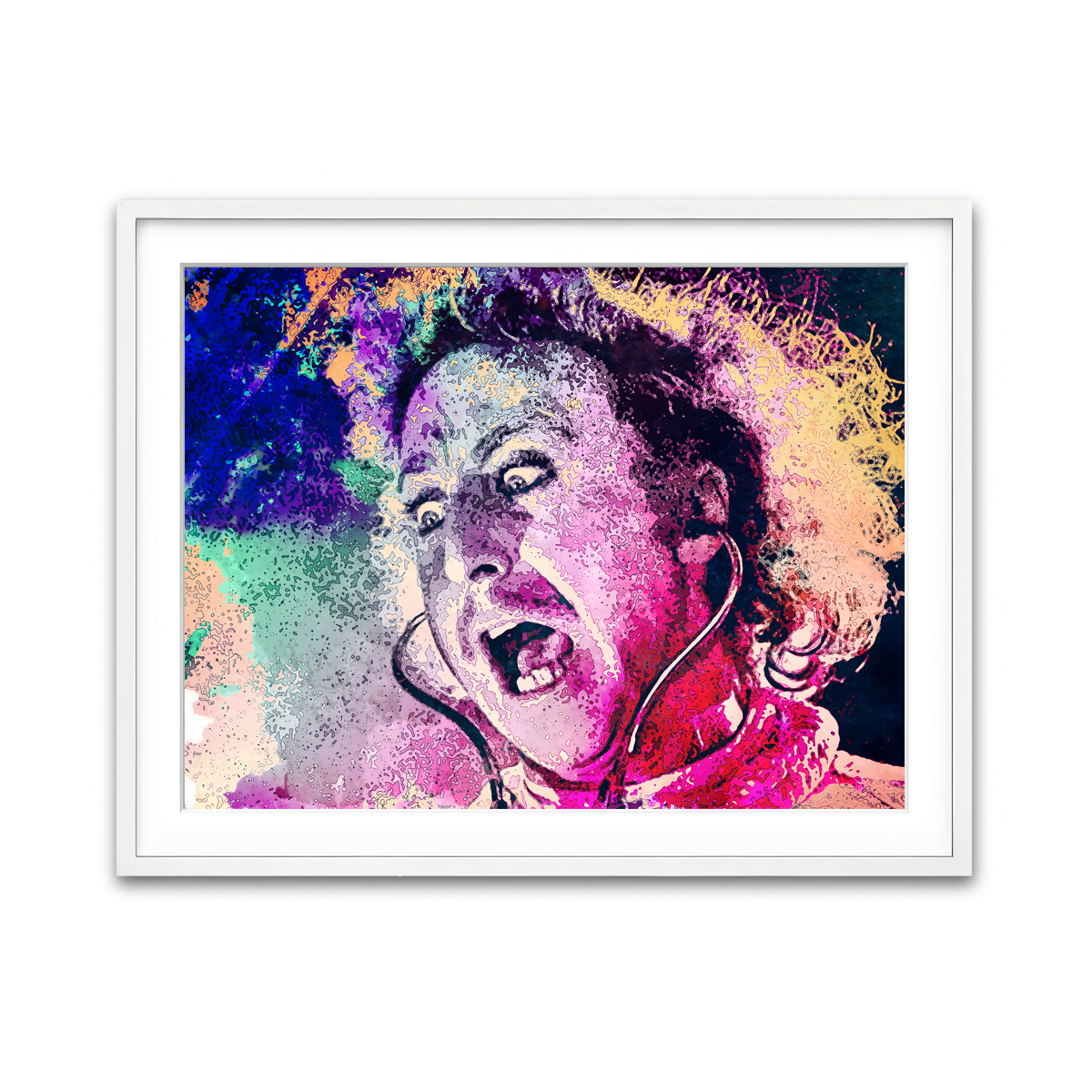 Framed Print 4x3 White