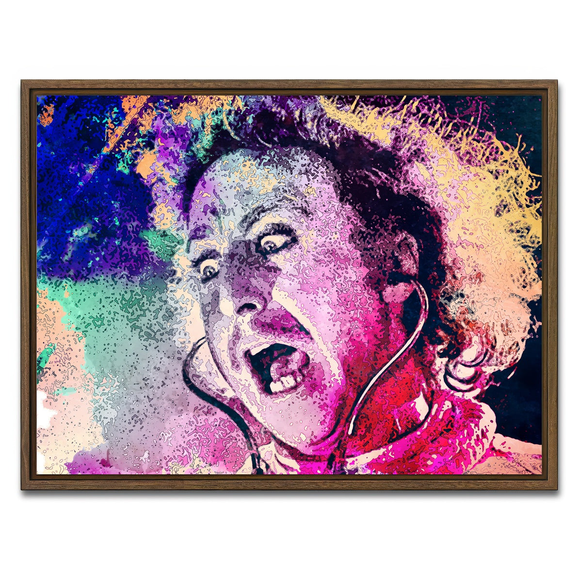 AUTO-MOCKUP WHITE | Young Frankenstein | 1 Piece | Walnut Framed Canvas | group=4x3