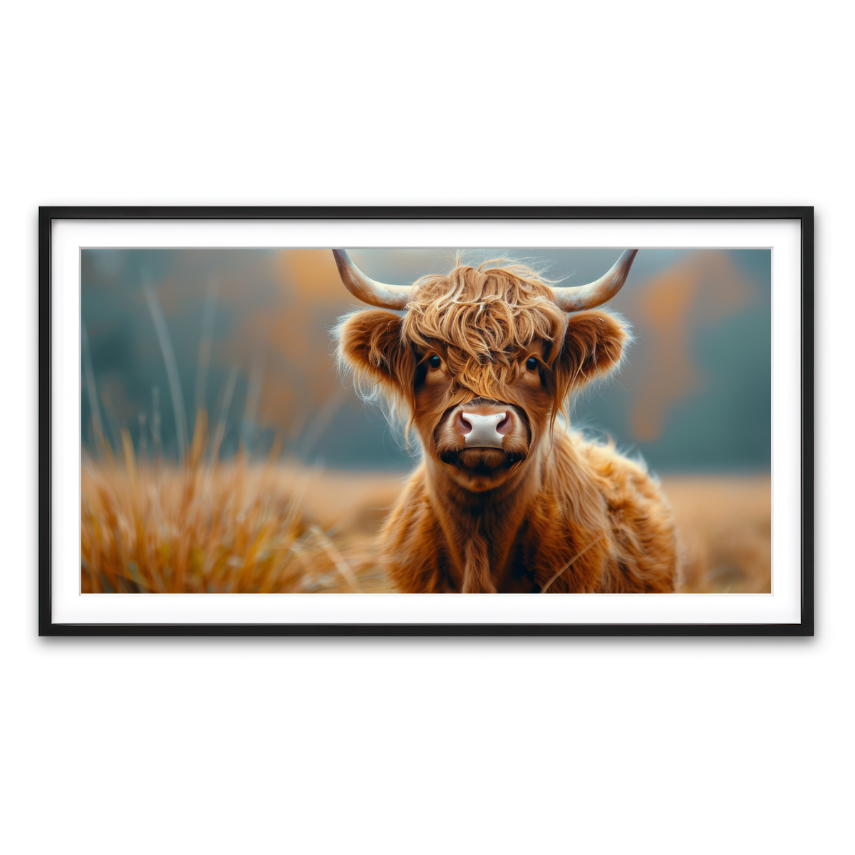 Framed Print 2x1 Black