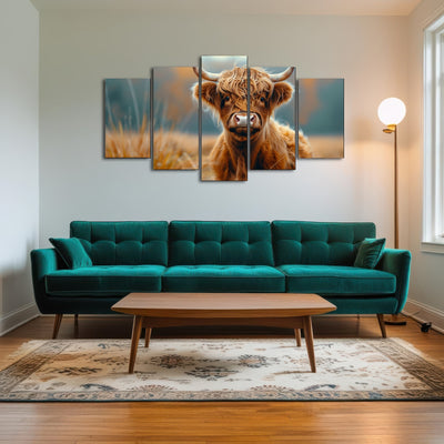 AUTO-MOCKUP ROOM | Young Highland Cow