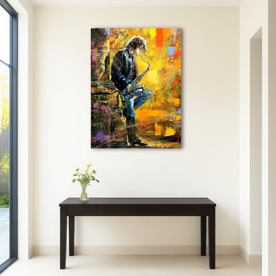 AUTO-MOCKUP ROOM | Young Saxophone Player