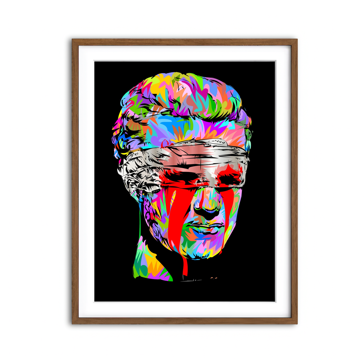 Framed Print 3x4 Walnut