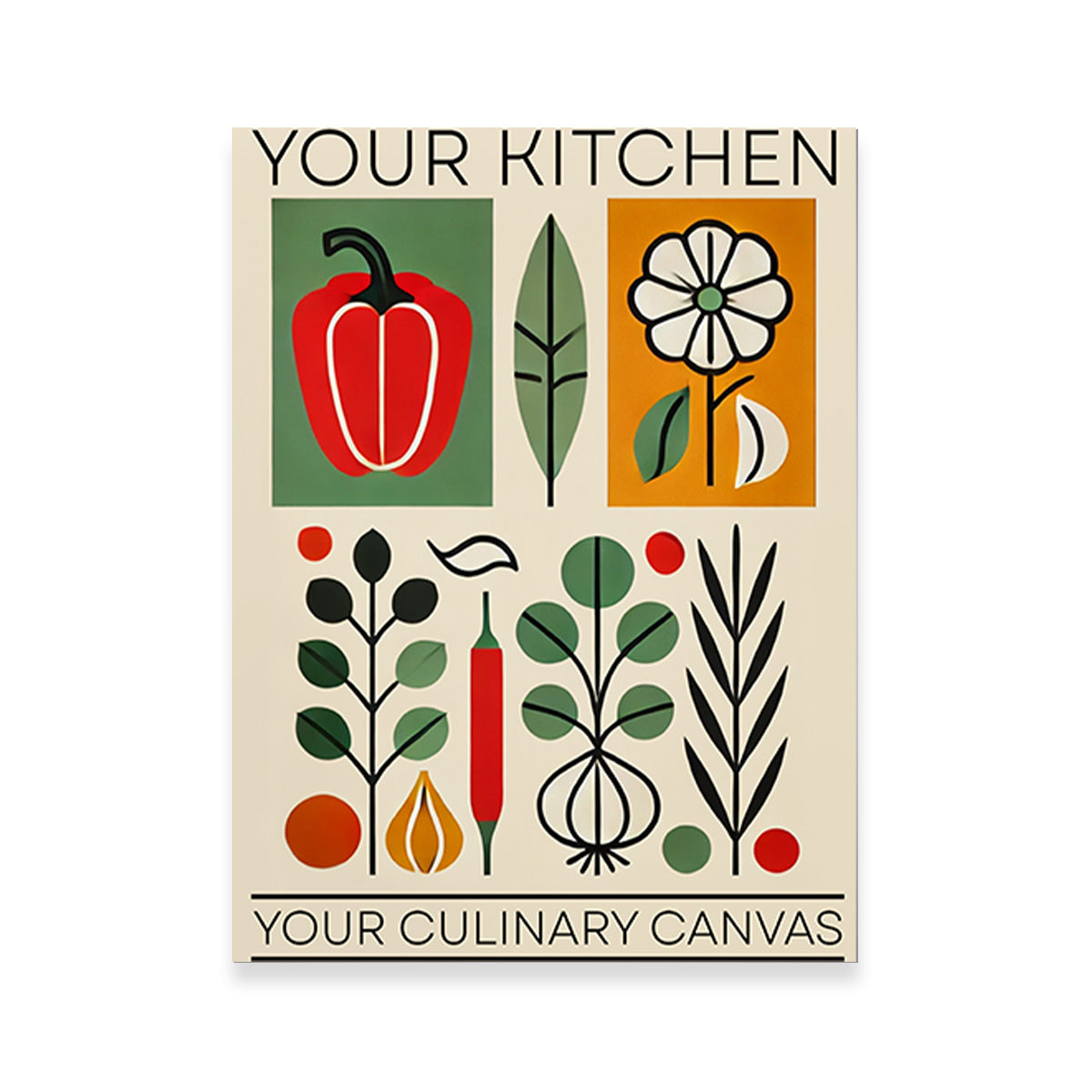 Your Kitchen, Your Culinary Canvas Wall Art