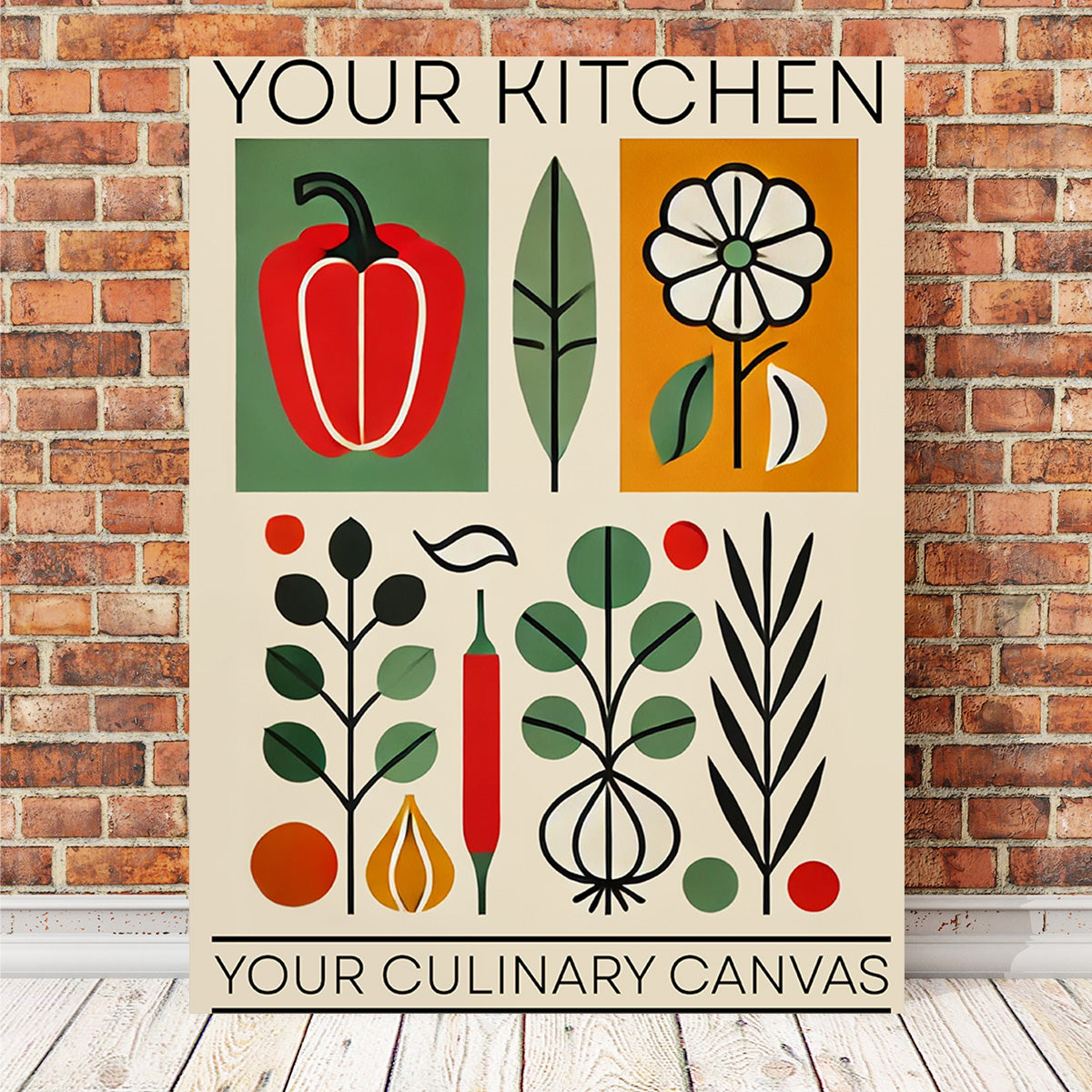 Your Kitchen, Your Culinary Canvas Wall Art
