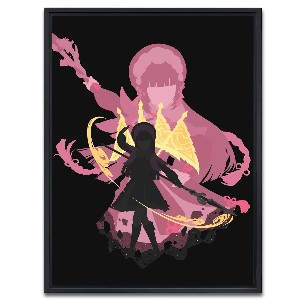 AUTO-MOCKUP WHITE | Yunjin | 1 Piece | Black Framed Canvas | group=3x4