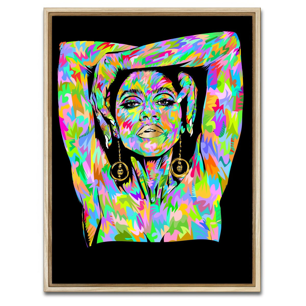 AUTO-MOCKUP WHITE | ZENDAYA | 1 Piece | Natural Framed Canvas | group=3x4