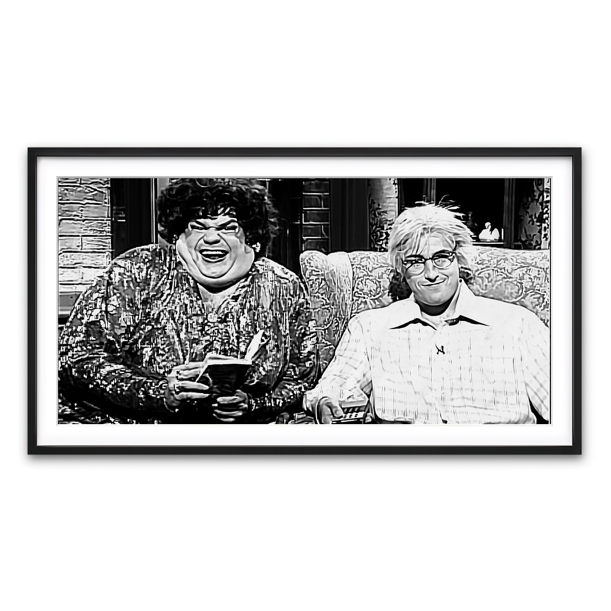 Framed Print 2x1 Black