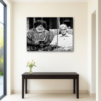 AUTO-MOCKUP ROOM | Zagat's with Hank & Beverly Gelfand Grayscale