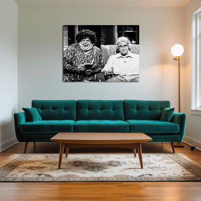 AUTO-MOCKUP ROOM | Zagat's with Hank & Beverly Gelfand Grayscale