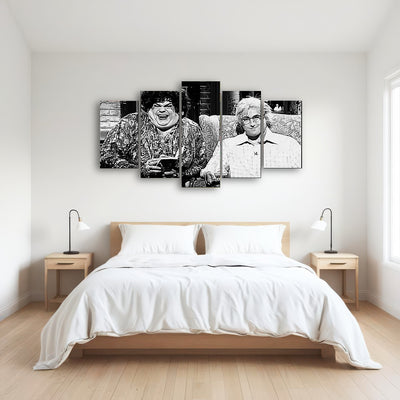 AUTO-MOCKUP ROOM | Zagat's with Hank & Beverly Gelfand Grayscale