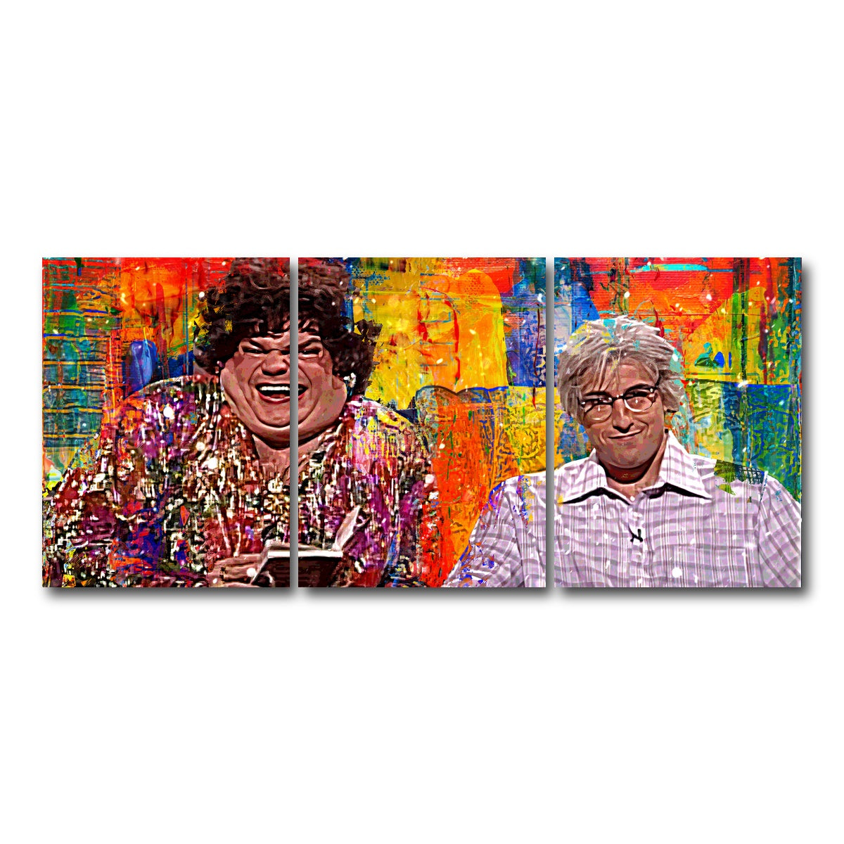 AUTO-MOCKUP WHITE | Zagat's with Hank & Beverly Gelfand | 3 Piece | Gallery Wrap Canvas | group=18x24