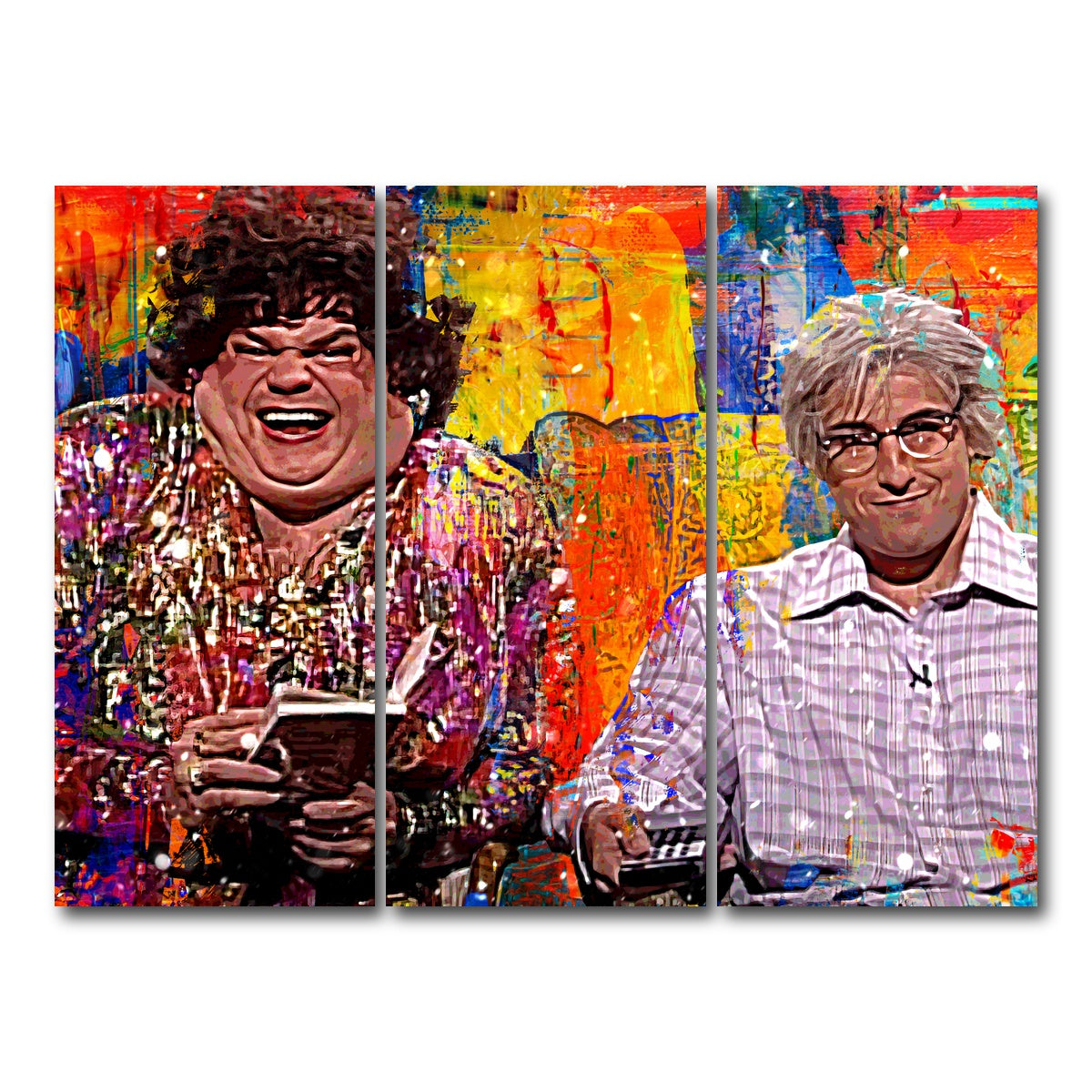 AUTO-MOCKUP WHITE | Zagat's with Hank & Beverly Gelfand | 3 Piece | Gallery Wrap Canvas | group=8x18