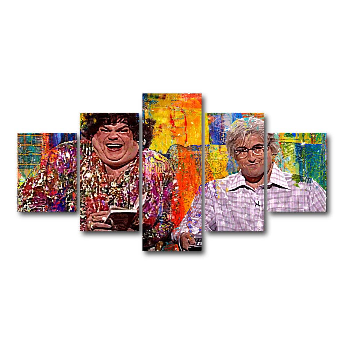 AUTO-MOCKUP WHITE | Zagat's with Hank & Beverly Gelfand | 5 Piece | Gallery Wrap Canvas | group=5_short