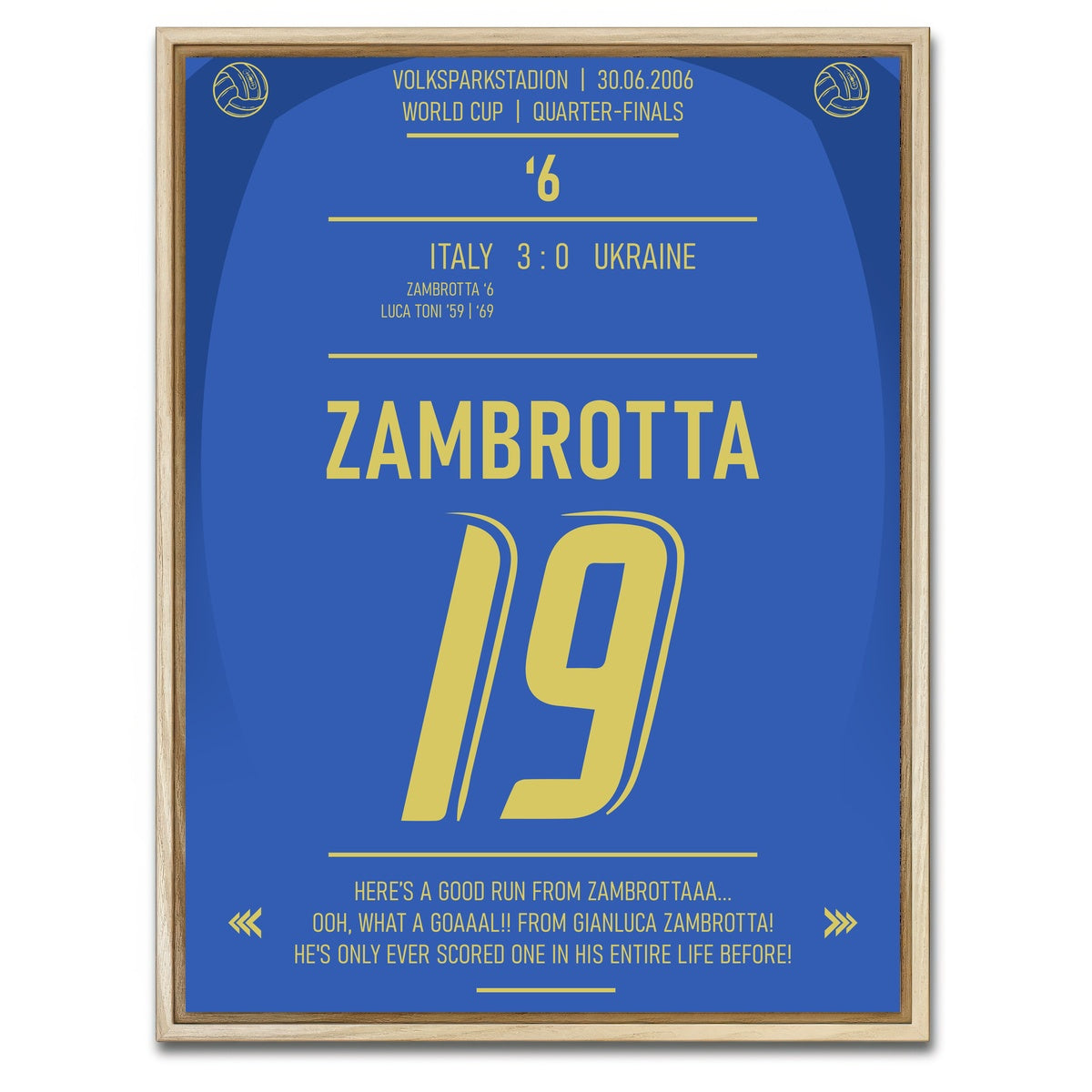 AUTO-MOCKUP WHITE | Zambrotta | 1 Piece | Natural Framed Canvas | group=3x4