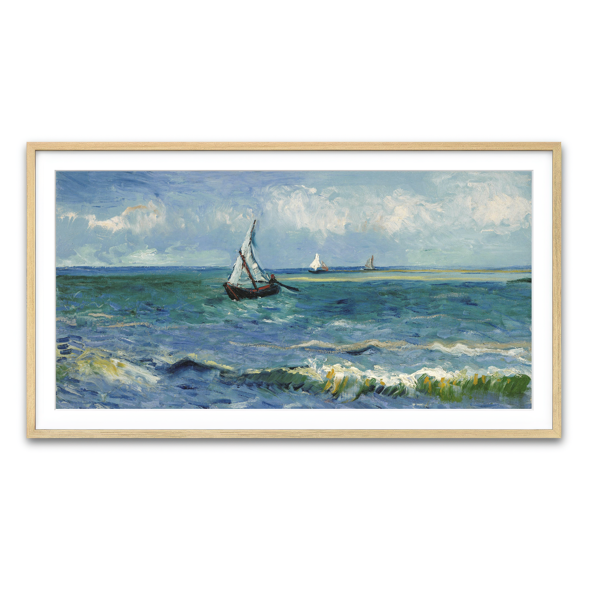 Framed Print 2x1 Natural