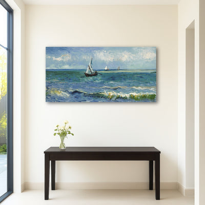 AUTO-MOCKUP ROOM | Zeegezicht bij Les Saintes-Maries-de-la-Mer