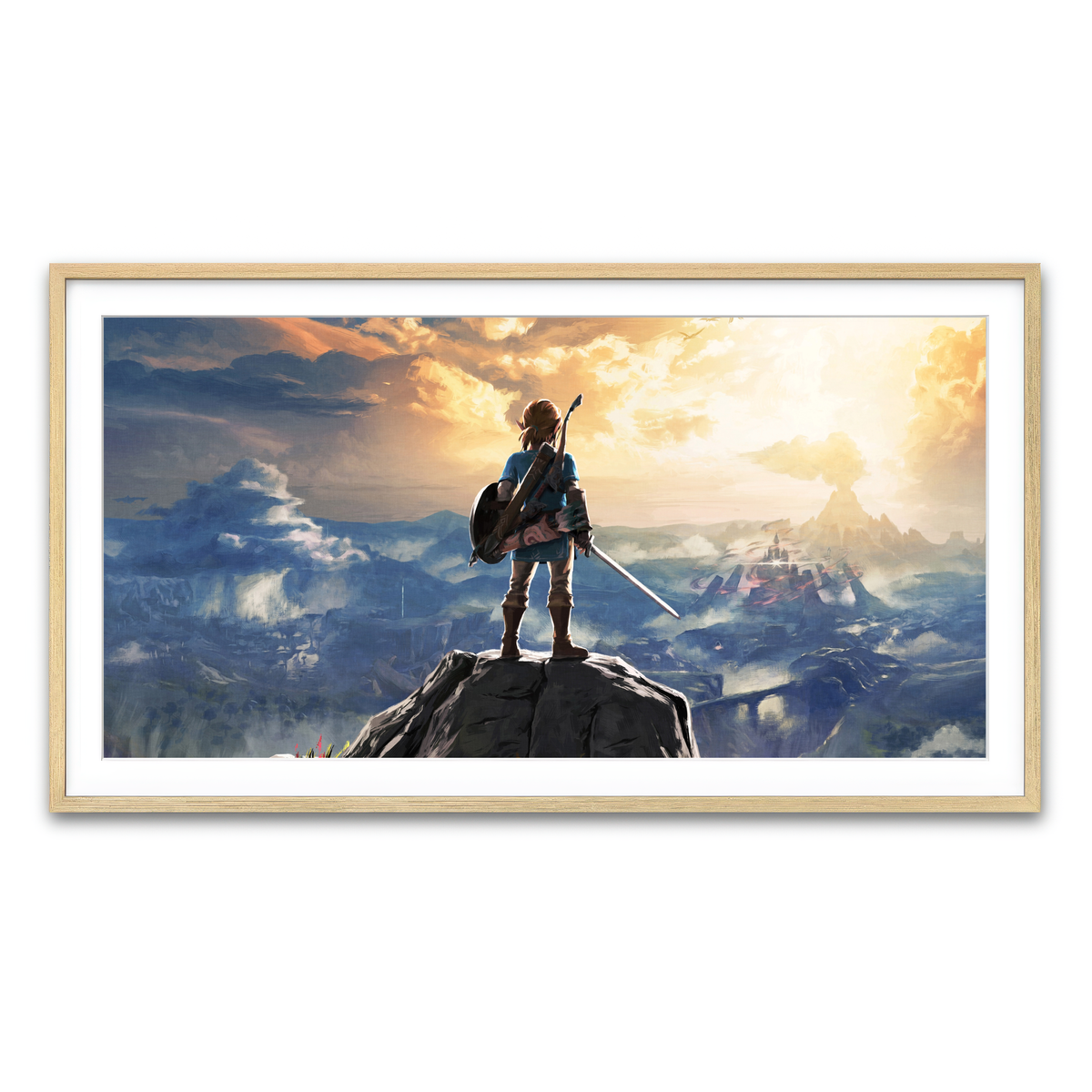 Framed Print 2x1 Natural