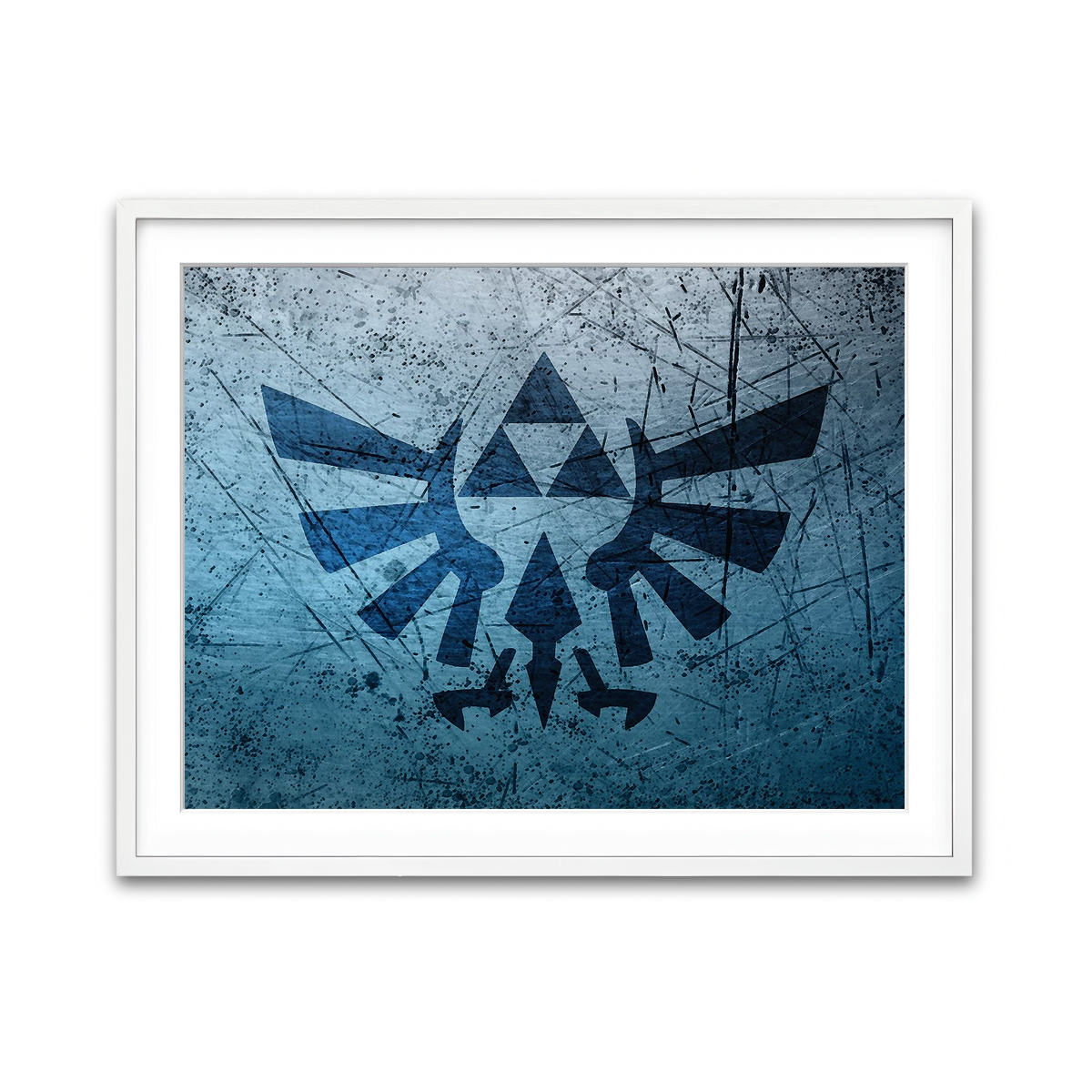 Framed Print 4x3 White