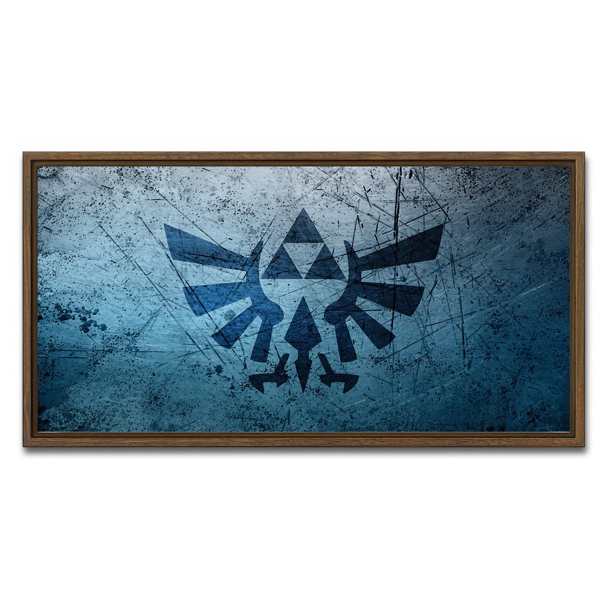AUTO-MOCKUP WHITE | Zelda | 1 Piece | Walnut Framed Canvas | group=2x1