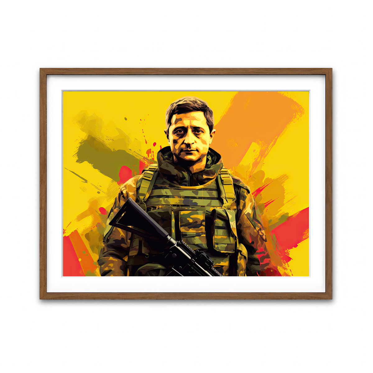 Framed Print 4x3 Walnut