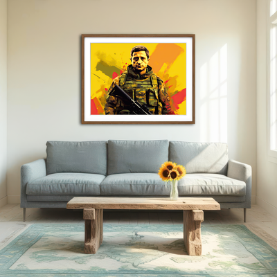 AUTO-MOCKUP ROOM | Zelenskyy Wall Art