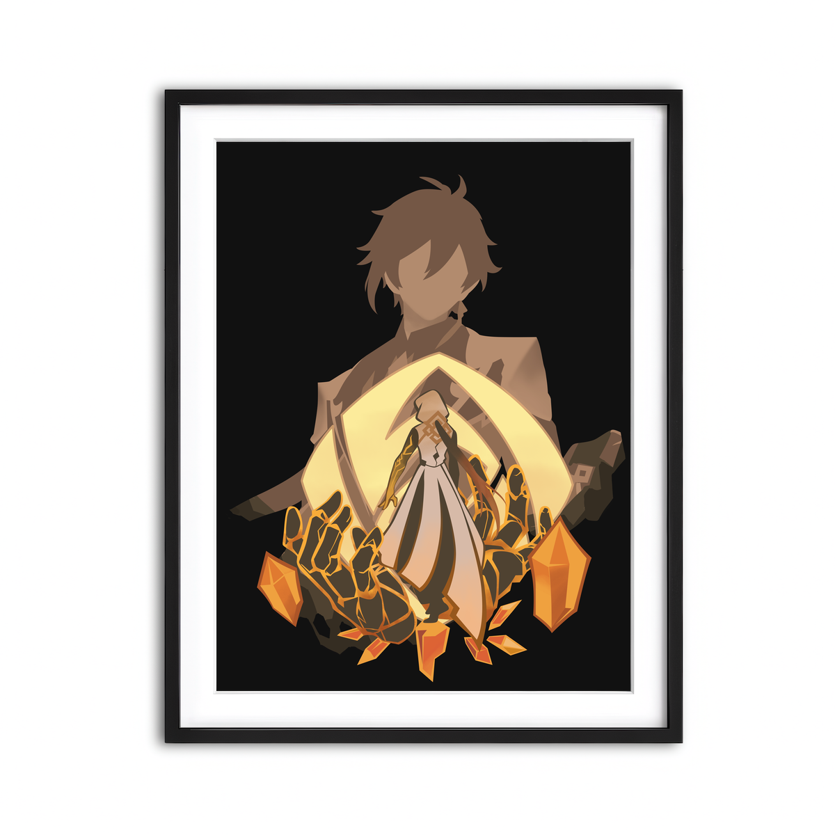 Framed Print 3x4 Black