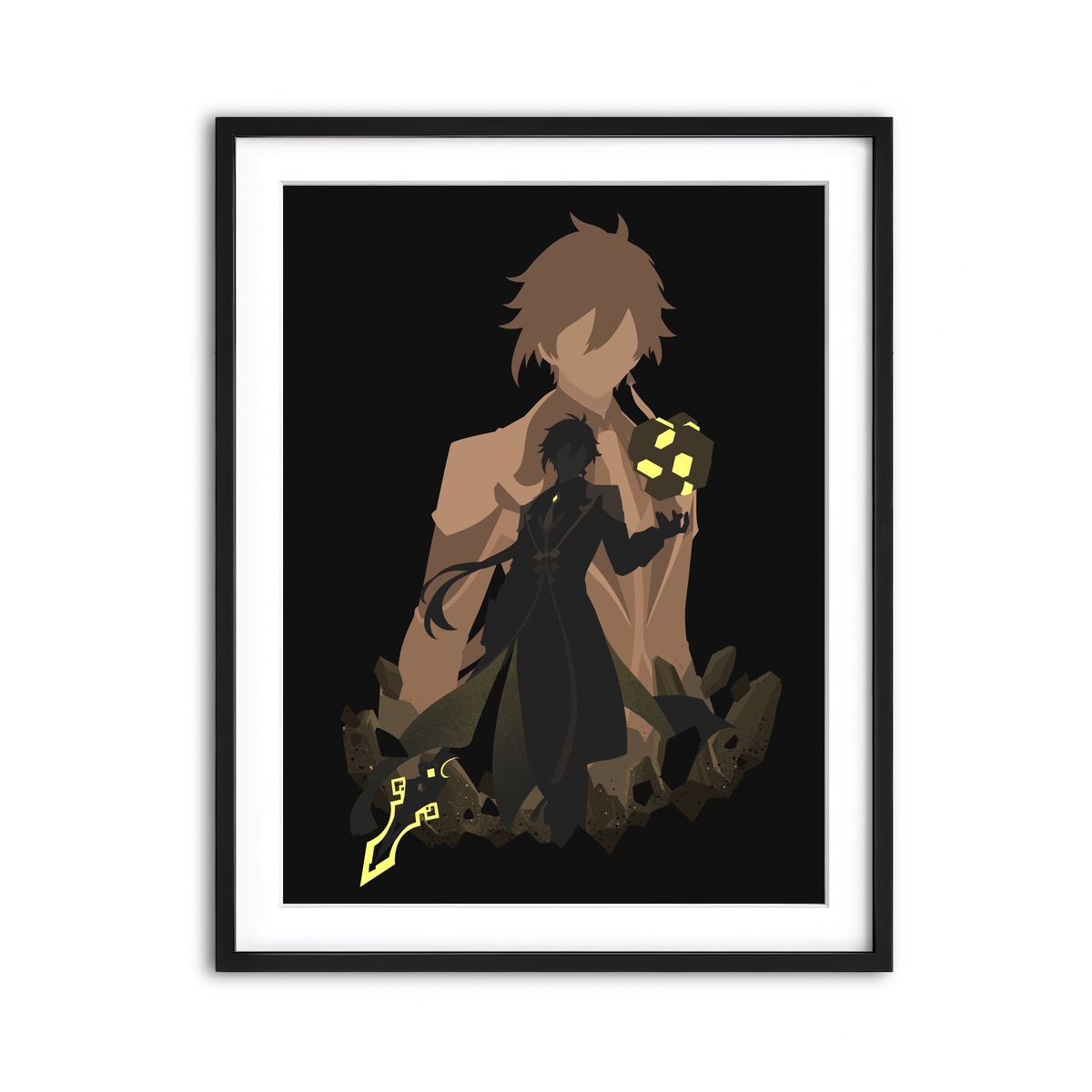 Framed Print 3x4 Black