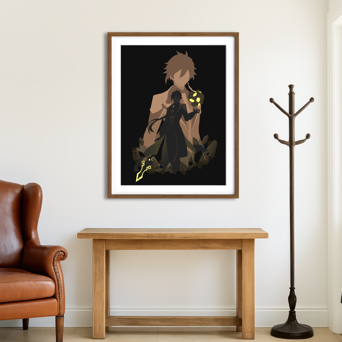 AUTO-MOCKUP ROOM | Zhongli Wall Art