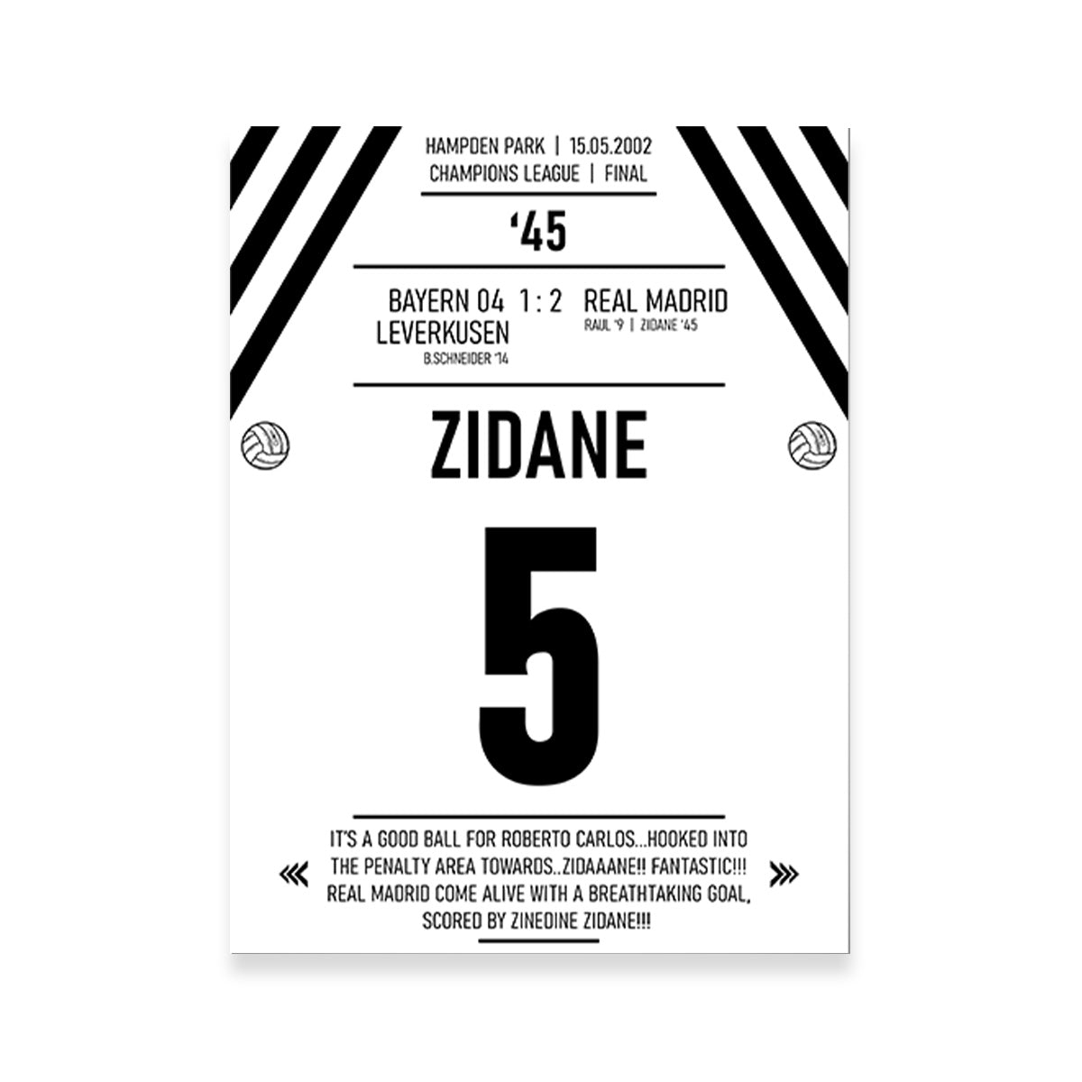 Zidane Wall Art