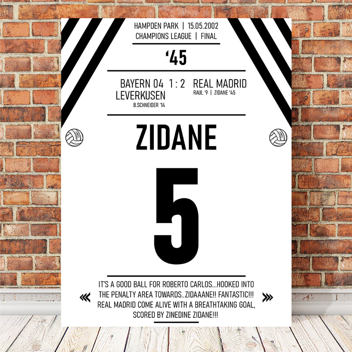 Zidane Wall Art