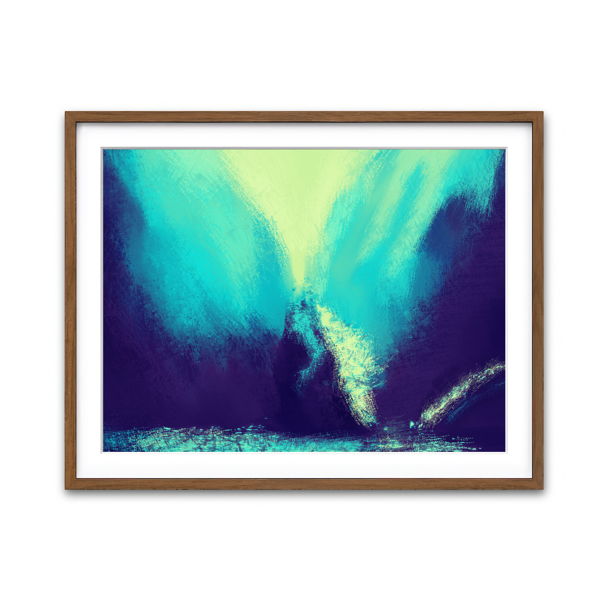 Framed Print 4x3 Walnut