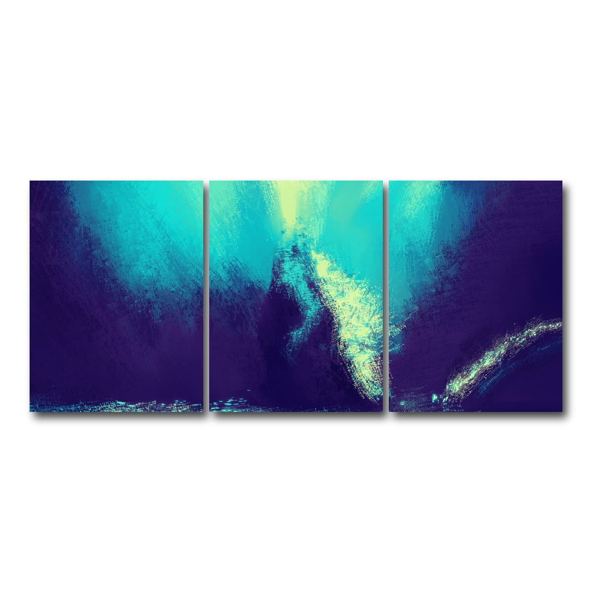 AUTO-MOCKUP WHITE | Zilla In Blue | 3 Piece | Gallery Wrap Canvas | group=18x24