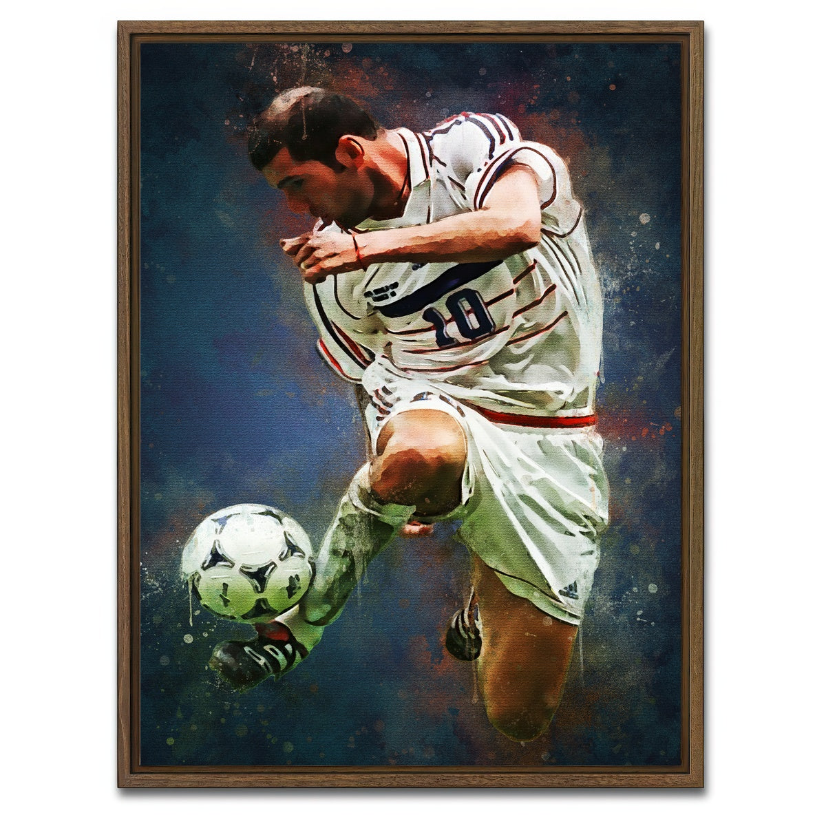 AUTO-MOCKUP WHITE | Zinade Sidane | 1 Piece | Walnut Framed Canvas | group=3x4