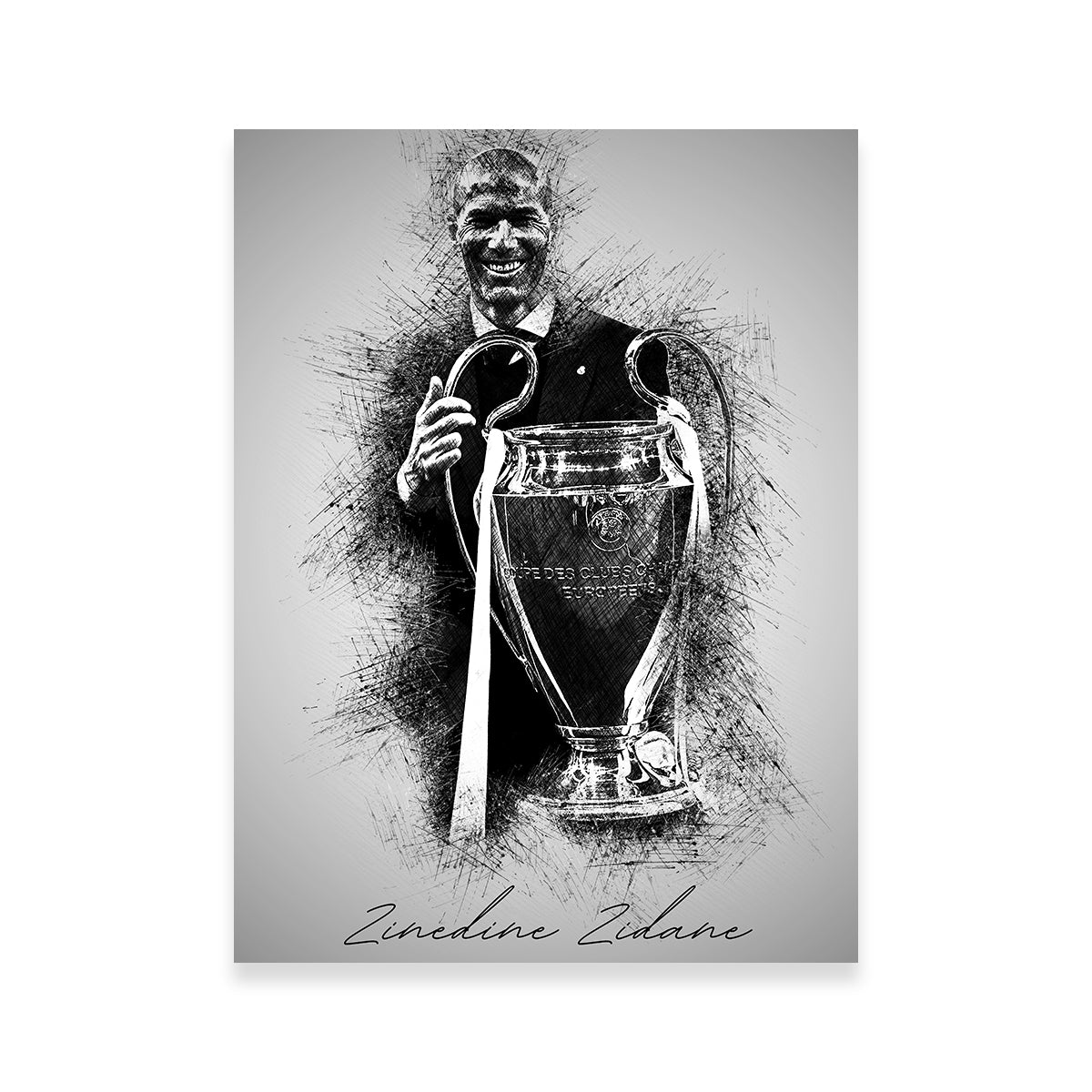 Zinedine Zidane Wall Art